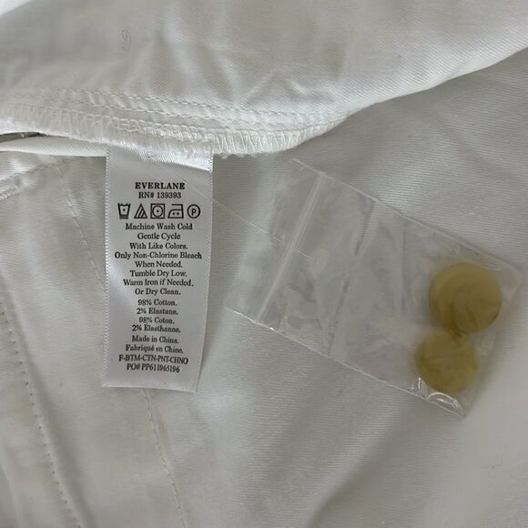 NWT Everlane The Lightweight Relaxed Chino in Bone Size 10 - Picture 8 of 11